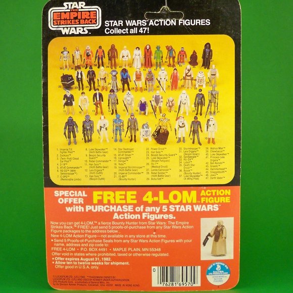 Star Wars The Empire Strikes Back (Imperial Tie Fighter Pilot) Original Vintage - Picture 10 of 10